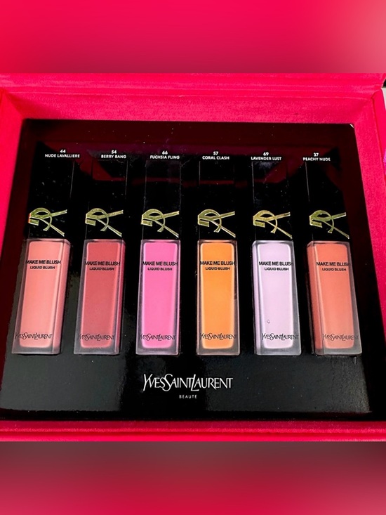 Yves Saint Laurent Other - YSL Make Me Blush 12H Blurring Liquid Blush Full Collection w/ box
